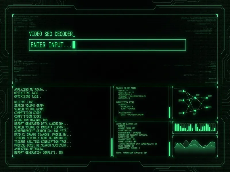 黄瓜视频下载 视频SEO解码室诊断终端